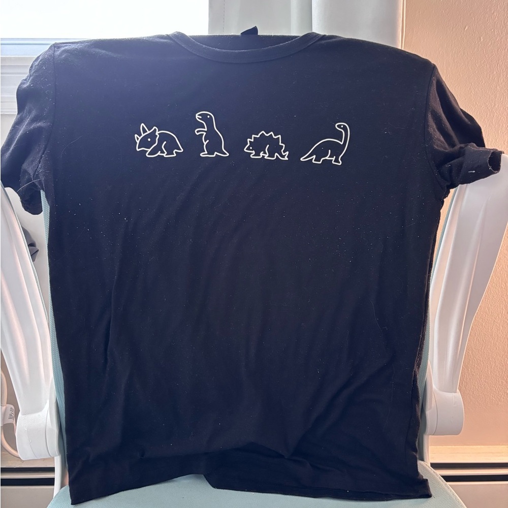 Dinosaur black t-shirt